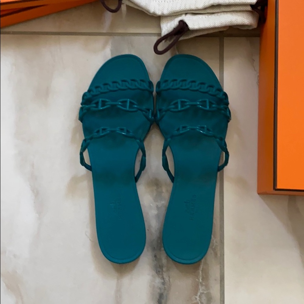 Hermes PVC slippers